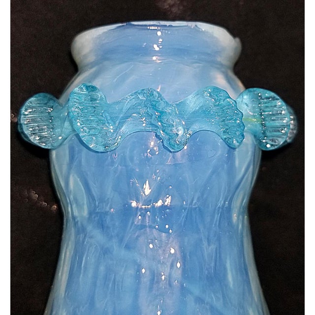 1900 - 1909 1900 Blown Glass Lamp Shade For Sale - Image 5 of 9