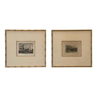 Pair Antique Framed Prints For Sale