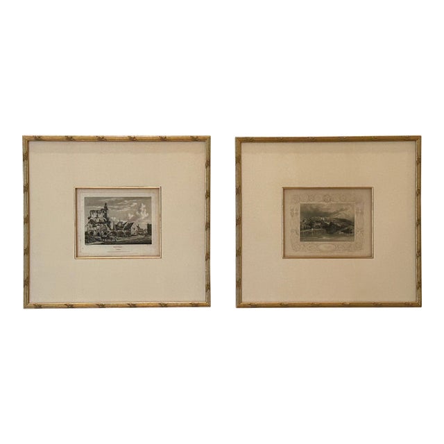 Pair Antique Framed Prints For Sale