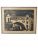 Beautifully framed 20th century woodcut of a bridge, undetermined artist signature, believed to be "Osip", (possibly Osip...