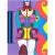 Large vibrant 1980s, Richard Lindner silkscreen.