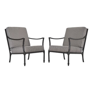 Pair of McKinnon and Harris Beaufort Aluminum Club Chairs For Sale