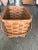 1970s 1976 Weaved Wood Basket With American Eagle For Sale - Image 5 of 9