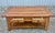 2000 - 2009 Broyhill Attic Heirlooms Farmhouse Oak Coffee Table For Sale - Image 5 of 10