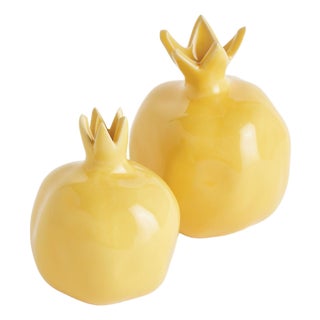 Pomegranate Bud Vases, Set Of 2 For Sale