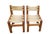 Set of Chairs in Elm and Cream Leather from Maison Regain For Sale - Image 14 of 16