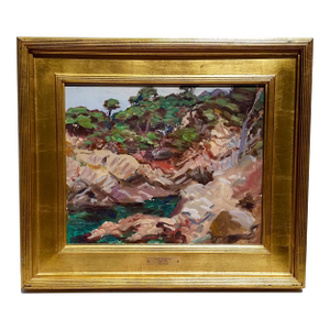 1930s The Pool Oil on Board by Paul Dougherty (1877-1947)