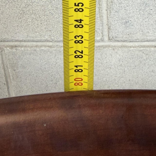 Barrel Chair in Wood and Black Leather by Frank Lloyd Wright for Cassina, 1940s For Sale - Image 15 of 16