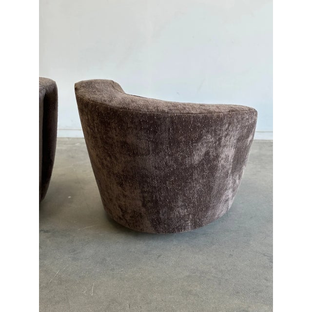 1980s Kagan Style Lounge Chairs - Pair For Sale - Image 9 of 10