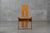 1970s Postmodern Sculptural Oak and Rush Seat Dining Chairs, 1970s, Set of 4 For Sale - Image 5 of 13