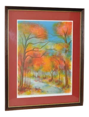 Victor Zarou Vintage Color Lithograph C.1970