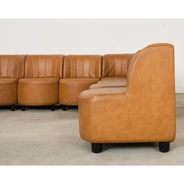 Mid 20th Century Midcentury 13 Piece Modular Sectional Sofa After Tito Agnoli For Sale - Image 5 of 18