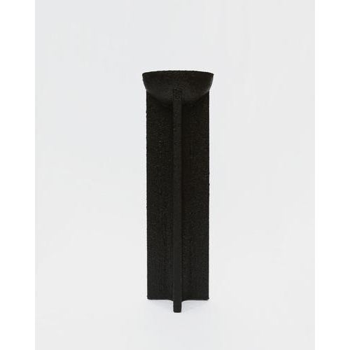 Black nun ritual font, mdf and 3d printed petg, furniture by arthur bitsch dimensions: w 32 x d 32 x h 110 cm. Materials:...
