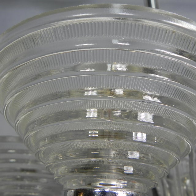 Art Deco Hanging Lamp by G. Leleu, 1930s For Sale - Image 3 of 18