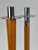 Set of two candlesticks manufactured in Germany during the 1970s. One piece retains the original SKS manufacturer label....