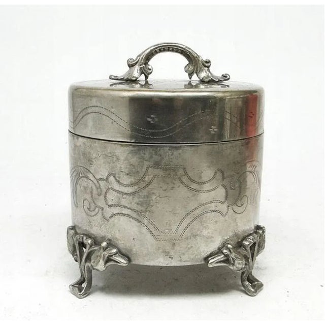 Art Deco Hungarian Sugar Bowl from Sandrik, 1890s For Sale - Image 6 of 6