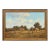 James Wright, Farm Scene with Haystacks in the English Countryside by Realist Landscape Artist, 1990 Circa For Sale