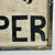 Antique Large Hand Painted Wood Trade Sign for Wallpaper Merchant For Sale In New York - Image 6 of 11