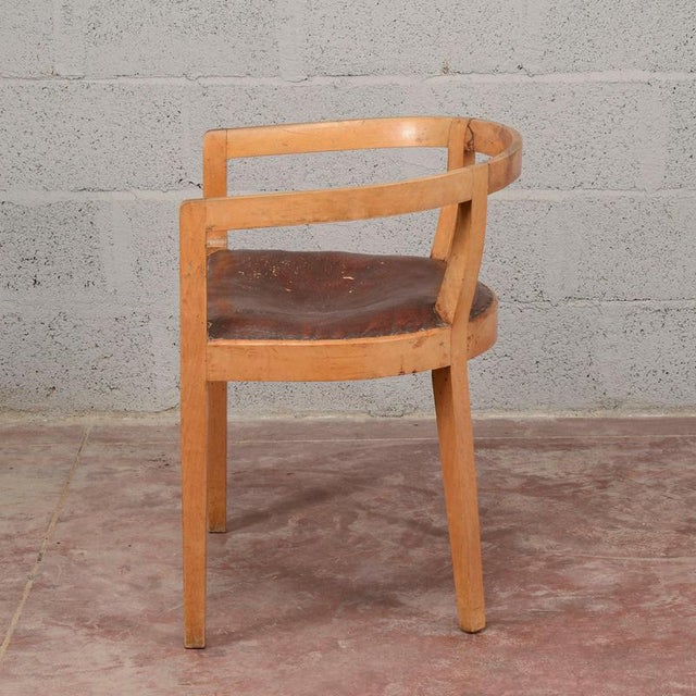 Art Deco Armchair with Deep Seat For Sale - Image 4 of 12