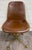 World Market Marina Cognac Brown Faux Leather Adjustable Swivel Office Chair For Sale In Kansas City - Image 6 of 14