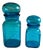 Belgian Cobalt Blue Apothecary Jars, 1920s, Set of 2 For Sale