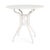 Brown Jordan Venetian 30" Round Dining Table in Chalk For Sale