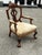 Victorian Carved Walnut Country House Library Armchair with Lion Paws Feet For Sale - Image 6 of 16