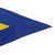 Vintage Cotton Nautical Signal Flag For Sale - Image 4 of 4