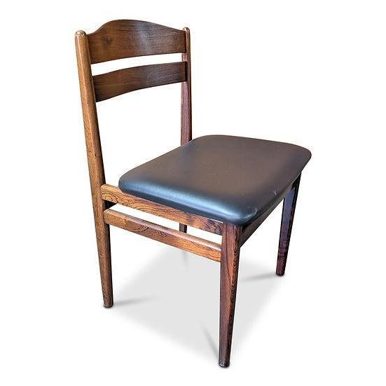 Wood 1950s Set of 6 Rosewood Dining Chairs Attributed to Boltin Stolefabrik - 102552 For Sale - Image 7 of 8