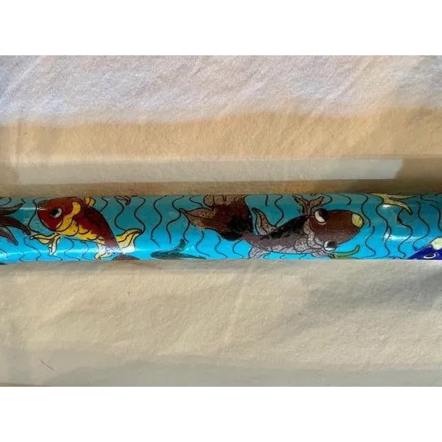 1960s Vintage 1960s Chinese Calligraphy Brushes - Set of 3 For Sale - Image 5 of 10