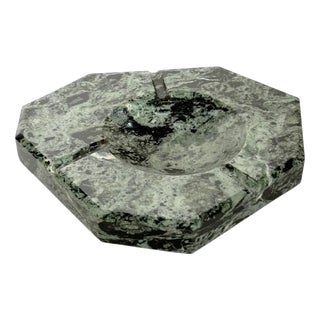 Green Marble Ashtray, France, 1950s For Sale