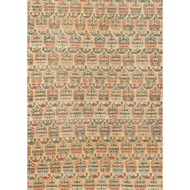 Late 18th Century Late 18th Century Antique Persian Farahan Rug 3'3'' x 4'9'' For Sale - Image 5 of 11