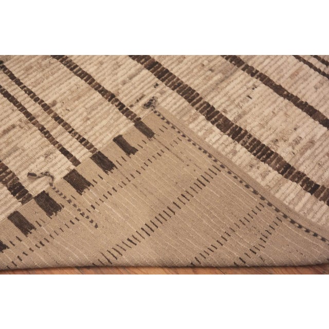 Beautiful Tribal Stripe Design Contemporary Rug, Country of Origin: Central Asia, Circa date: Modern Rugs