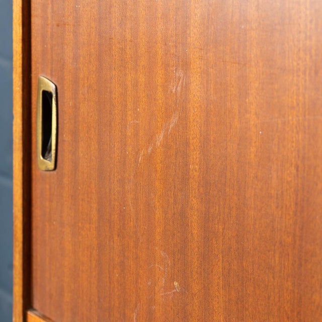 Vintage 20th Century Italian Modular Teak Wall Cabinet, 1960s For Sale - Image 12 of 18