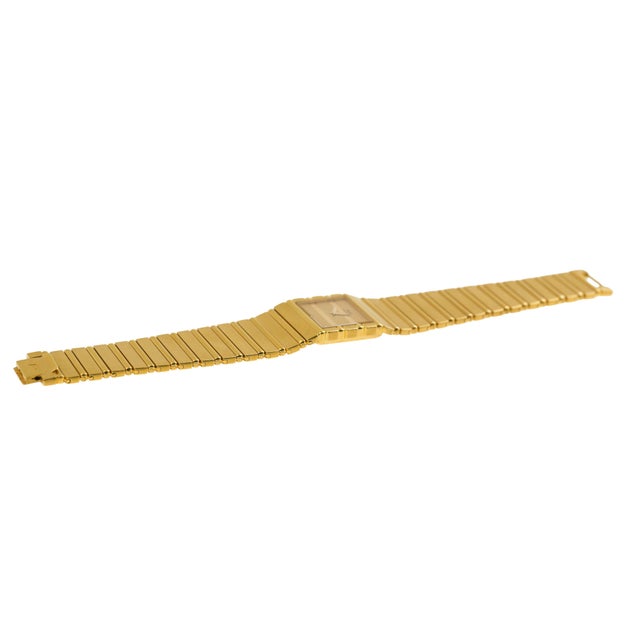 Vintage Piaget Polo 7131 C 701 18k Gold Integral Bracelet Watch For Sale In Miami - Image 6 of 14