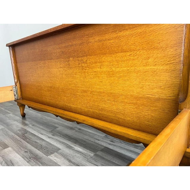 Vintage French Louis XVI Double Bed Frame with Bedside Tables For Sale - Image 14 of 15