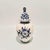 Antique Dutch Hand-Painted Delft Blue Lidded Vase, Holland, 1920s For Sale - Image 16 of 18