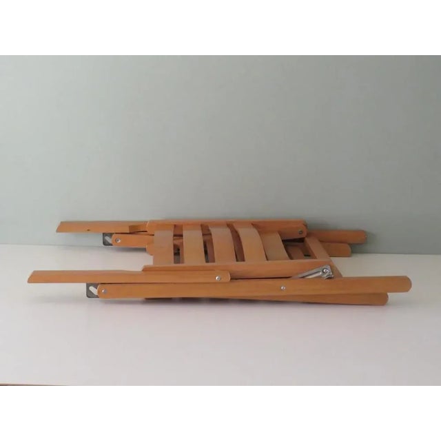 Wooden Folding Garden Set, Set of 5 For Sale - Image 9 of 13