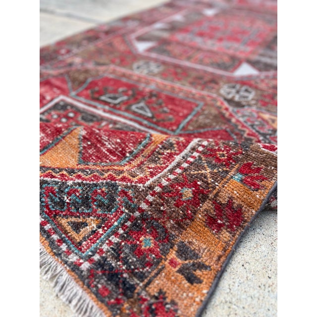 Nomadic Tribal Vintage Runner Rug For Sale In Houston - Image 6 of 6