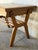 Oak Tiled Top Coffee Table With Lower Slatted Shelf Vintage Mid-Century Modern 1970s For Sale - Image 9 of 11