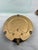 Ashton brass pressure gauge made in Boston Mass. Brass front with Iron back. Originally has glass front which is missing