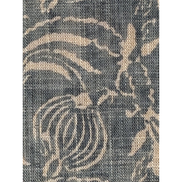 G P & J Baker Pomegranate Denim Fabric LINEN BLEND 2 Yards Brand: GP & J Baker Pattern Name: Pomegranate Color: Denim...