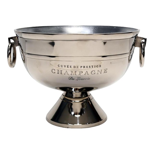 French Silver-Plated Champagne Cooler For Sale