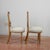 Antique Walnut Chairs with Blue Fabric, 1800s, Set of 2 For Sale - Image 5 of 17