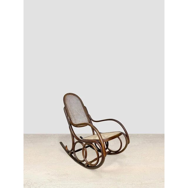 Thonet Rocking Armchair by Michael Thonet for Thonet For Sale - Image 5 of 5