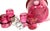 1880s Magnificent Moser Cranberry Glass Imperial Egg-Form Tantalus Service For Sale - Image 14 of 18