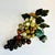 1960s Vintage Italian Hollywood Regency Alabaster Grapes Decorative Object, Dark Jade Leaves For Sale - Image 10 of 12