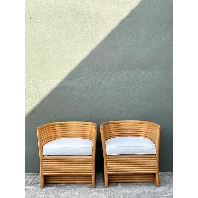 Evoking the sophisticated organicism of Gabriella Crespi and the iconic Vivai del Sud aesthetic, this pair of vintage...