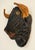 Wood French Polychrome Wicker Bull, 1950s For Sale - Image 7 of 11