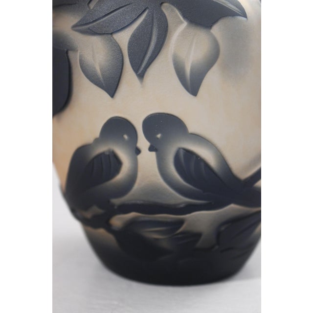 Art Deco French Vase with Birds by De Vianne For Sale - Image 10 of 13